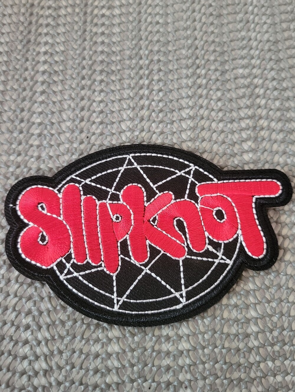 Slipknot Band Logo Patch Heavy Metal Rock Music Goth Punk Embroidered Iron On